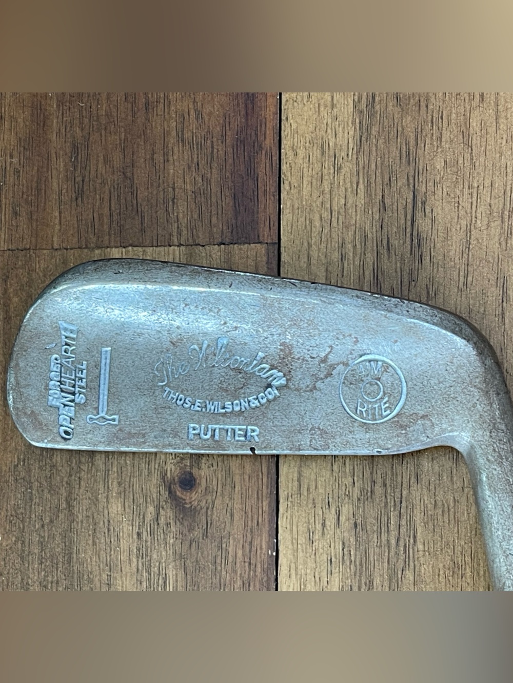 Vintage  Golf  Putter - Those. E. Wilson & Co
Hickory Shaft